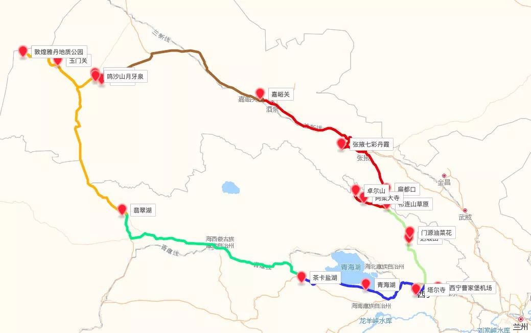 甘肅青海旅游攻略_青海甘肅旅游攻略必去景點大全_青海甘肅旅游路線